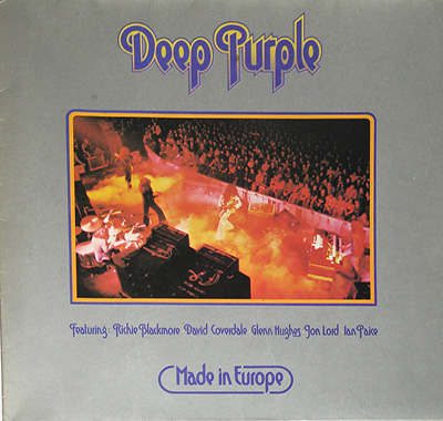 DEEP PURPLE  - Made in Europe (Germany) album front cover